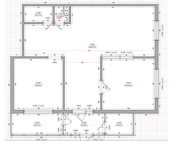 
  Сдам квартиру под нежилое 52 м². Фото 1.