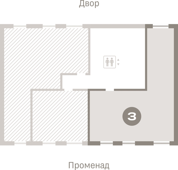 
  Продается 3-комн. квартира 86.25 м², в ЖК Кварталы Драверта, дом 3. Фото 3.