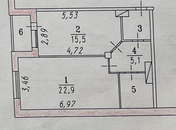 
  Продается 2-комн. квартира 50 м². Фото 2.