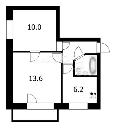 
   Продам 2-комнатную, 36.3 м², Московский тракт, 70/1

. Фото 8.