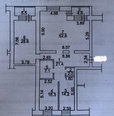 
  Продается 4-комн. квартира, 150 м², Карла Маркса ул, д. 3
. Фото 25.