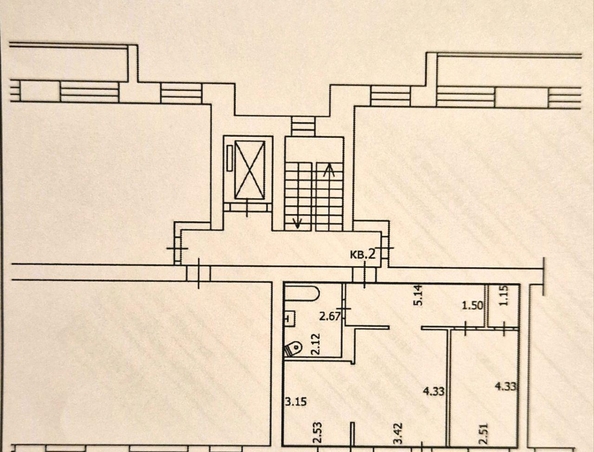
  Продается 2-комн. квартира, 48.9 м², Чкалова ул, д. 18
. Фото 13.