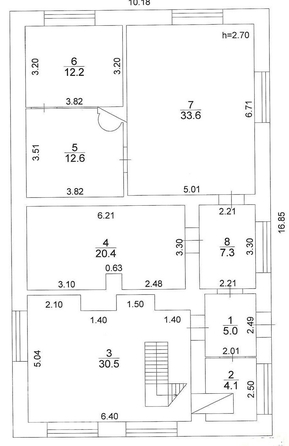 
   Продам дом, 159.09 м², Томск

. Фото 2.