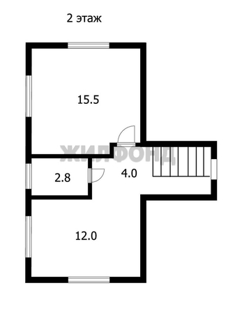 
   Продам дом, 86.4 м², Томск

. Фото 13.