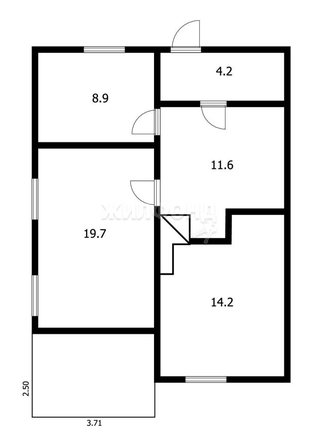 
   Продам дом, 58.6 м², Зайцево

. Фото 11.