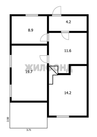 
   Продам дом, 58.6 м², Зайцево

. Фото 11.
