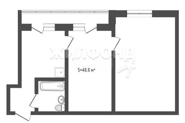 
   Продам 2-комнатную, 48.8 м², Гагарина ул, 56

. Фото 18.