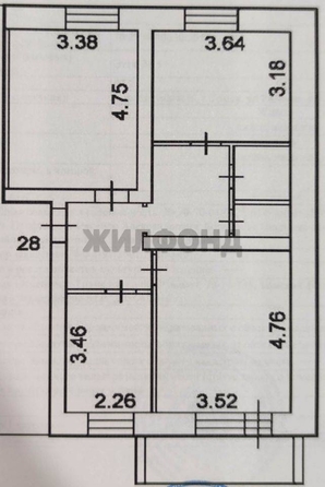
  Продается 3-комн. квартира, 67.3 м², Рабочая ул, д. 64
. Фото 13.