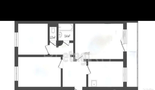 
  Продается 3-комн. квартира, 71 м², Ленина пр-кт, д. 255
. Фото 9.