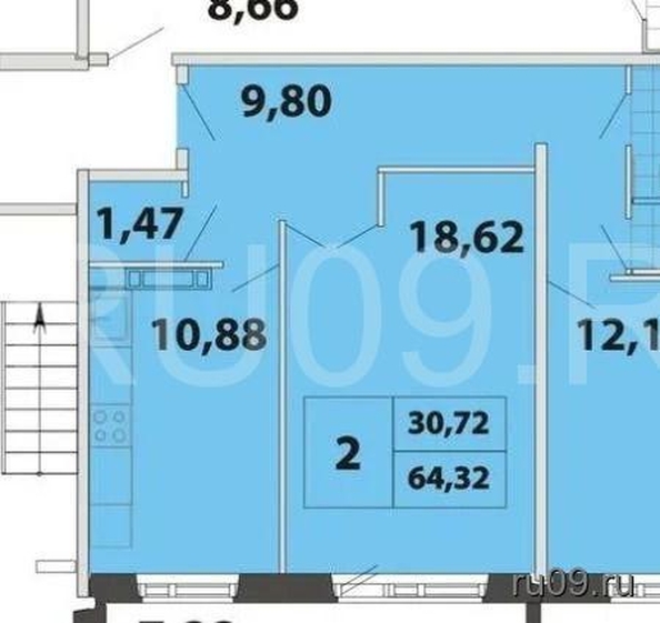 
  Продается 2-комн. квартира, 68 м², Нефтяная ул, д. 5
. Фото 1.