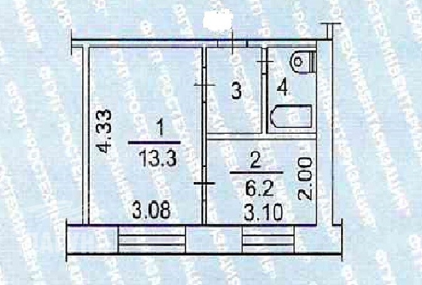 
   Продам 1-комнатную, 26.2 м², Колхозная ул, 9/1

. Фото 13.