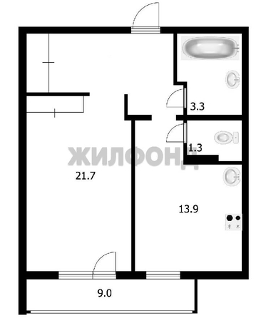 
  Продается 1-комн. квартира, 48.9 м², Большая Подгорная ул, д. 87Бл
. Фото 14.