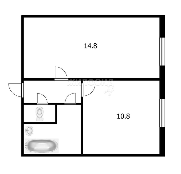 
   Продам комнату, 19 м², Ференца Мюнниха ул, 1

. Фото 9.