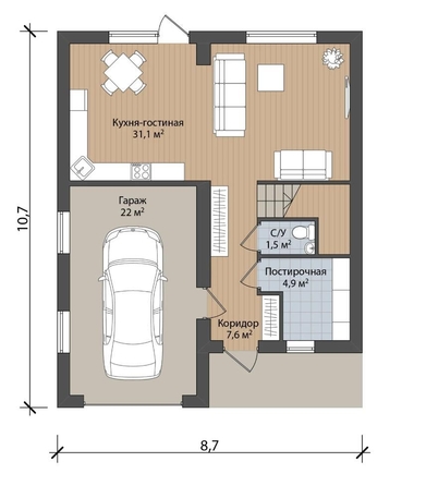 
   Продам дом, 155 м², Зональная Станция

. Фото 3.