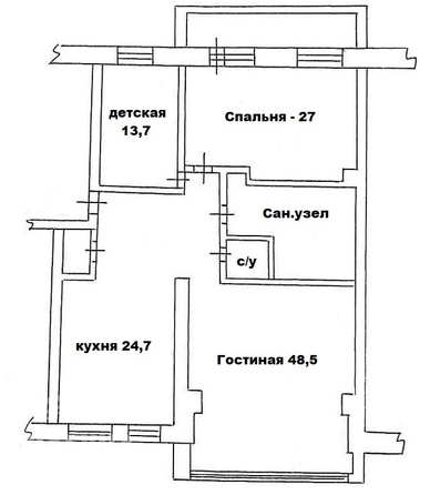 
   Продам 3-комнатную, 153.9 м², Дзержинского ул, 27

. Фото 17.