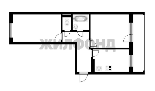 
   Продам 2-комнатную, 53.2 м², Заречная 4-я ул, 46

. Фото 12.