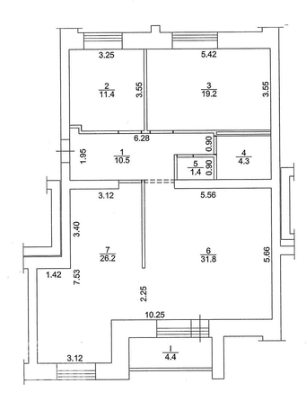 
  Продается 3-комн. квартира, 104.8 м², Гоголя ул, д. 55
. Фото 19.