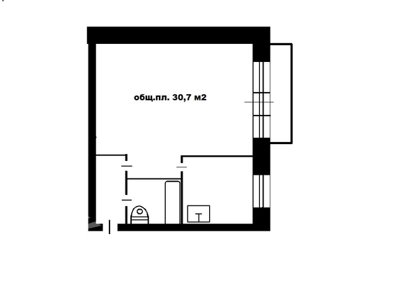 
  Продается 1-комн. квартира, 30.7 м², Кулагина ул, д. 19
. Фото 2.