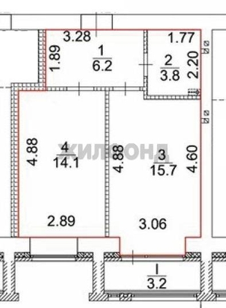 
  Продается 1-комн. квартира, 39.8 м², ЖК Гравитация
. Фото 13.