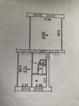 
  Продается 2-комн. квартира, 55 м², Демьяна Бедного ул, д. 24
. Фото 12.