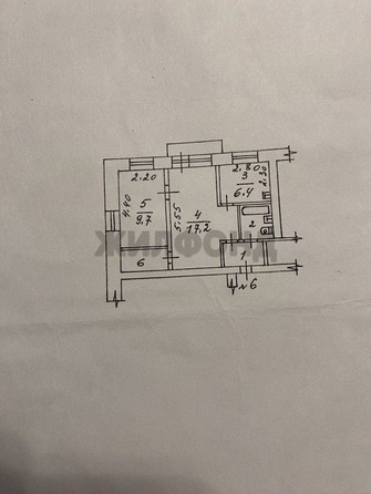 
  Продается 2-комн. квартира, 41.2 м², Кирова пр-кт, д. 56
. Фото 13.