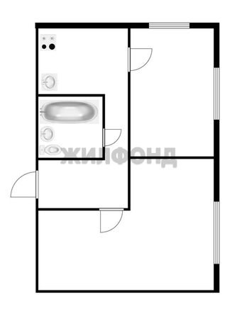 
  Продается 2-комн. квартира, 36.8 м², Кузнецова ул, д. 17
. Фото 16.
