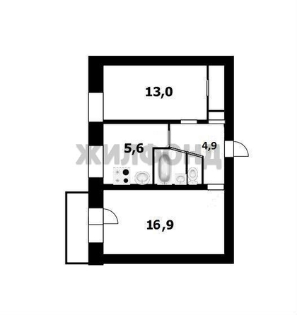 
  Продается 2-комн. квартира, 45 м², Говорова ул, д. 36А
. Фото 20.