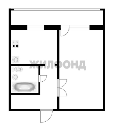 
  Продается 1-комн. квартира 36 м². Фото 2.