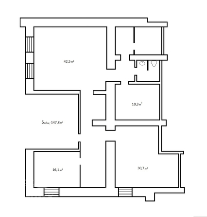 
  Сдается универсальное помещение 147.8 м². Фото 10.