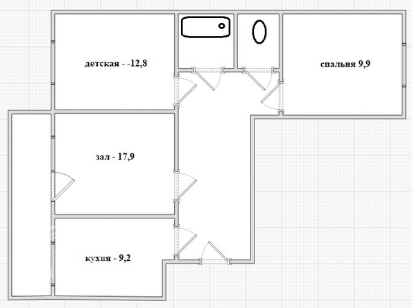 
  Продается 3-комн. квартира 65.4 м². Фото 9.