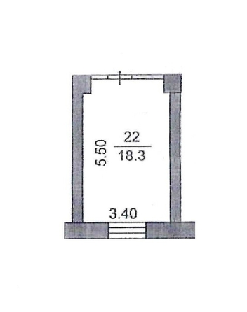 
  Продается 2-комн. квартира 18.3 м². Фото 3.