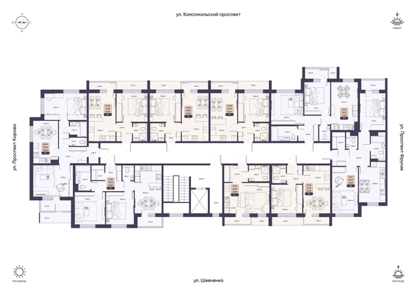 
  Продается 1-комн. квартира 34.76 м², в ЖК Парапарк, 2 очередь, дом 1. Фото 21.