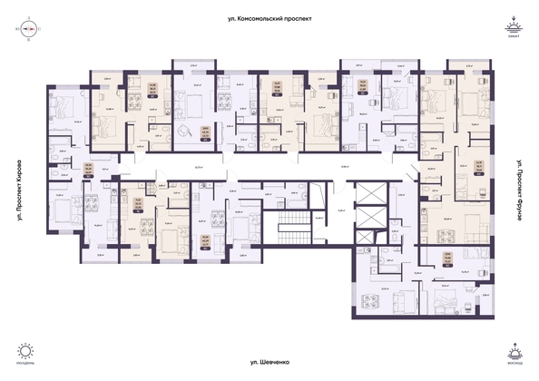 
  Продается 2-комн. квартира 39.18 м², в ЖК Парапарк, 2 очередь, дом 1. Фото 20.
