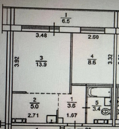 
  Продается студия 35 м². Фото 14.
