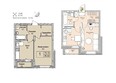 Эволюция, 1 оч, дом 3: Планировка однокомнатной квартиры 35,5 кв.м