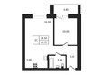 Дивноград: Планировка 2-комн 42,1 м²
