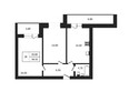 Дивноград: Планировка 2-комн 58,35 м²