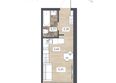Радуга Сибири, дом 14: Планировка Студия 20,52 м²