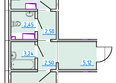 Премьера: Планировка 1-комн 46,69 м²