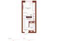 Дом на Ульяновском: Планировка Студия 29,5 - 30,5 м²