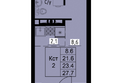 Зеленые кварталы, 3 оч, корпус 4: Планировка 1-комн 23,4 м²