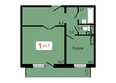 КБС. Берег, дом 7 строение 5: Планировка 1-комн 41,7 м²