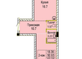 На Буйко: Планировка 2-комн 52,33 м²