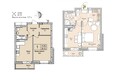 Эволюция, 1 оч, дом 2: Планировка однокомнатной квартиры 39,1 кв.м