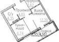 Пегас: Планировка Студия 31,67, 31,8 м²