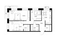 Улаан Хото, корпус 1.1: Планировка 3-комн 70,77 м²