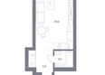 Прованс: Планировка Студия 29,1 м²