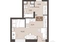Заря, дом 2.1: Планировка Студия 30,45 м²