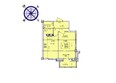 Иркутский дворик-2, дом 3 (б/с 4,5,6,10): Планировка однокомнатной квартиры 36,04 кв.м