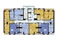 Уютный дом на Березина : План типового этажа